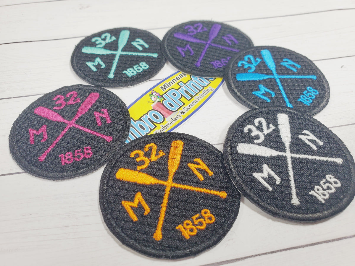 Make custom embroidered patches by Mianembroidery2