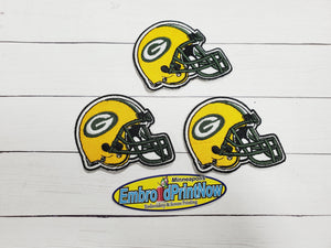 Green Bay Packers Embroidered Helmet iron on Patch
