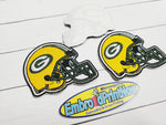 Green Bay Packers Embroidered Helmet iron on Patch