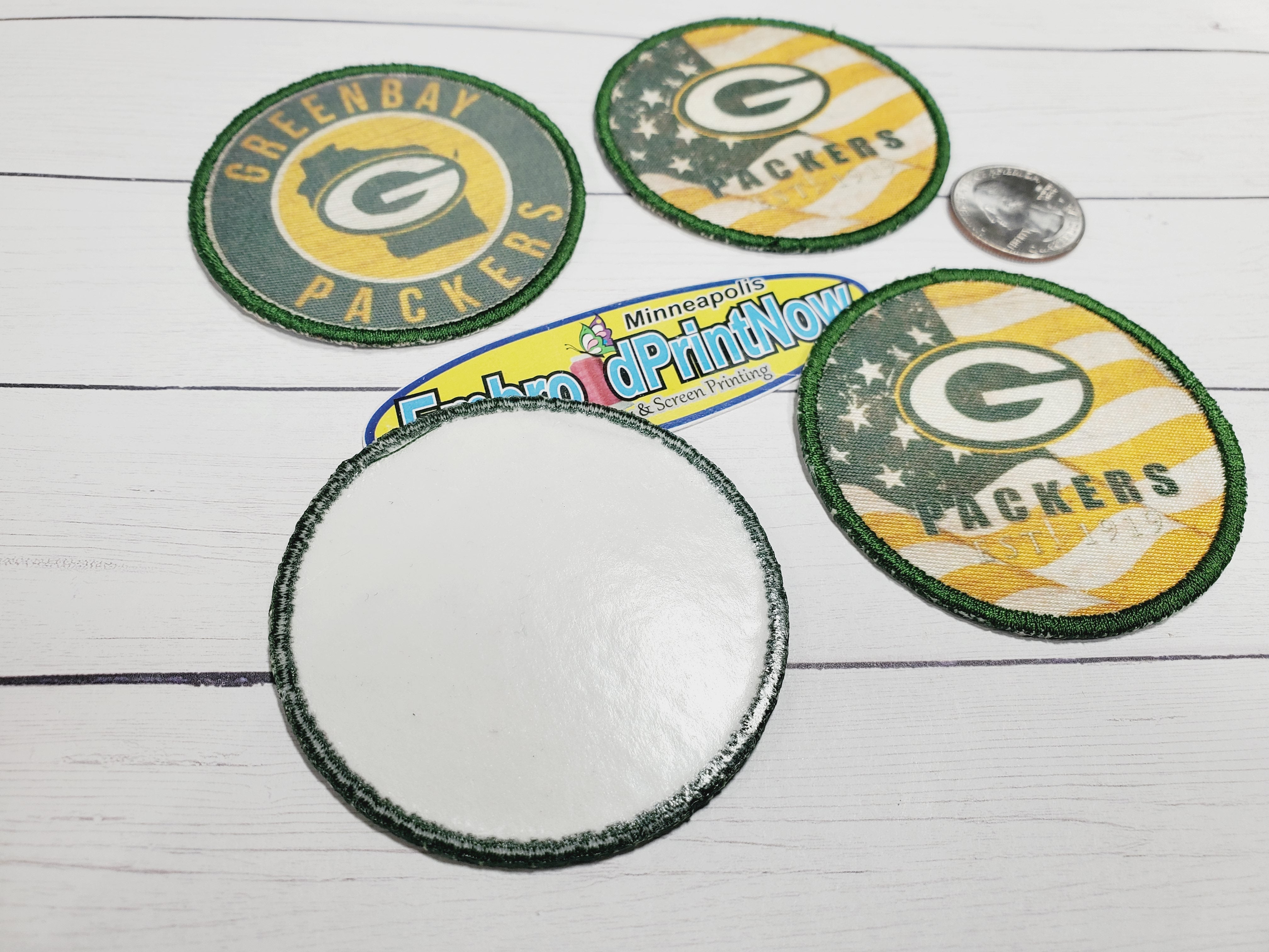 Green Bay State Sublimated Packers Patch Iron On Patch