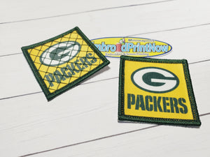 Green Bay Packers Square Patch