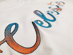 Youth Personalize Iridescent 2 colors Name T-shirt