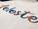 Youth Personalize Iridescent 2 colors Name T-shirt