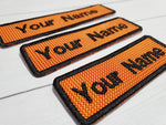 Your Name Here custom 4." X 1.50" Name Iron on Pacht