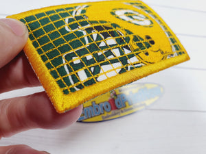 Green Bay Packers 3.50 X 2.25 Embroidered Patch Yellow and Green Patch-Football patch-Custom Patch