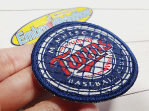 Twins Printed Embroidered Patch Size 2.50 X 2.50 Iron On Patch