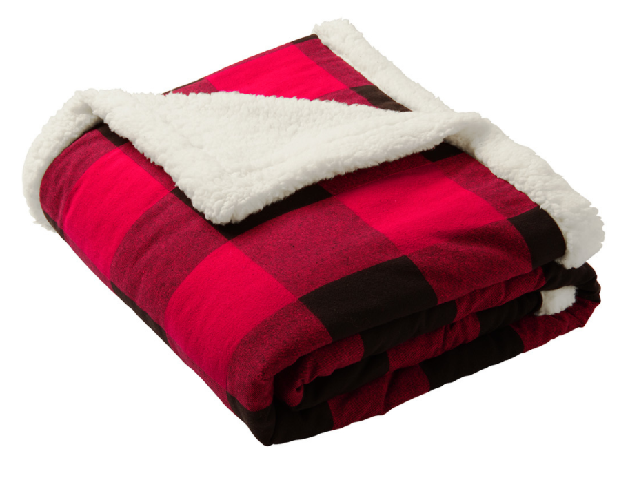 Flannel Sherpa Blanket 50"x 60"