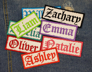 Your Name Here 4" X 1.25" Rectangle Name Patch