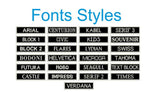 Your Name Here custom 4." X 1.50" Name Iron on Pacht