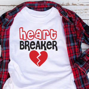 Heart Breaker White t-shirt only