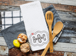 Monogramed Waffle Towel
