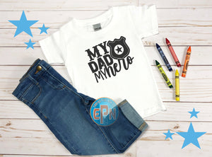 My Dad is My Hero Youth T-shirt