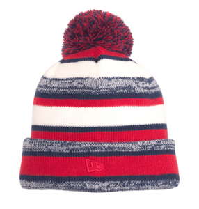 New Era Red Sideline Embroidered Beanie