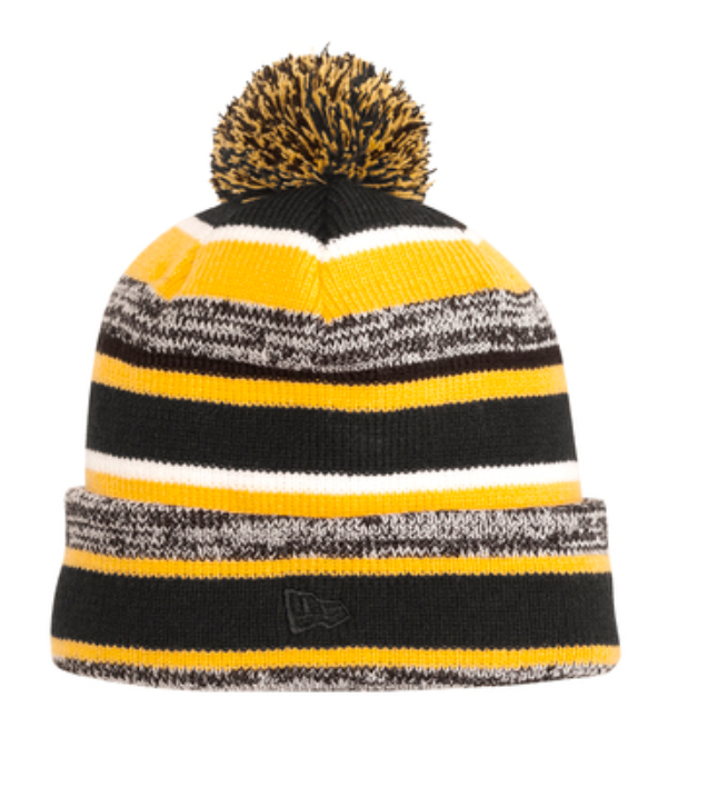 New Era Yellow Sideline Embroidered Beanie