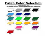 Your Name Here 3.50" X 2.25" Scrip Oval Name Patch