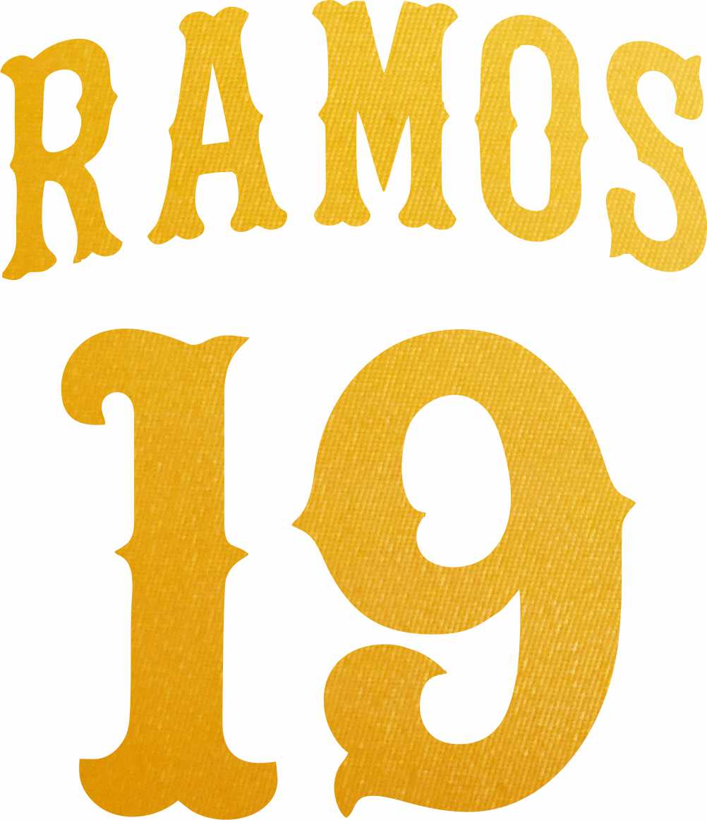 Youth Tackle Twill Pro Name + Numbers Kit for Jerseys