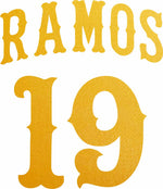 Youth Tackle Twill Pro Name + Numbers Kit for Jerseys