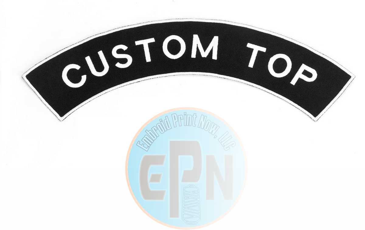 Biker Rockers top Embroidered Patch