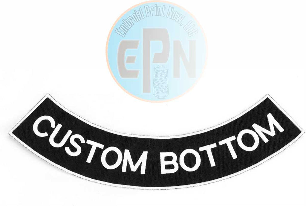 Biker Rockers Bottom Embroidered Patch