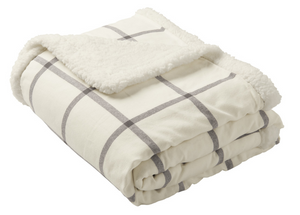Flannel Sherpa Blanket 50"x 60"