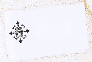 Curly Monogramed Pillow cases