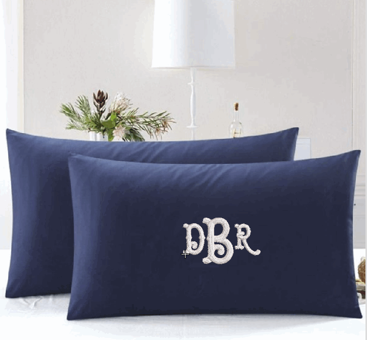 Fish Tail Monogram Pillow Cases