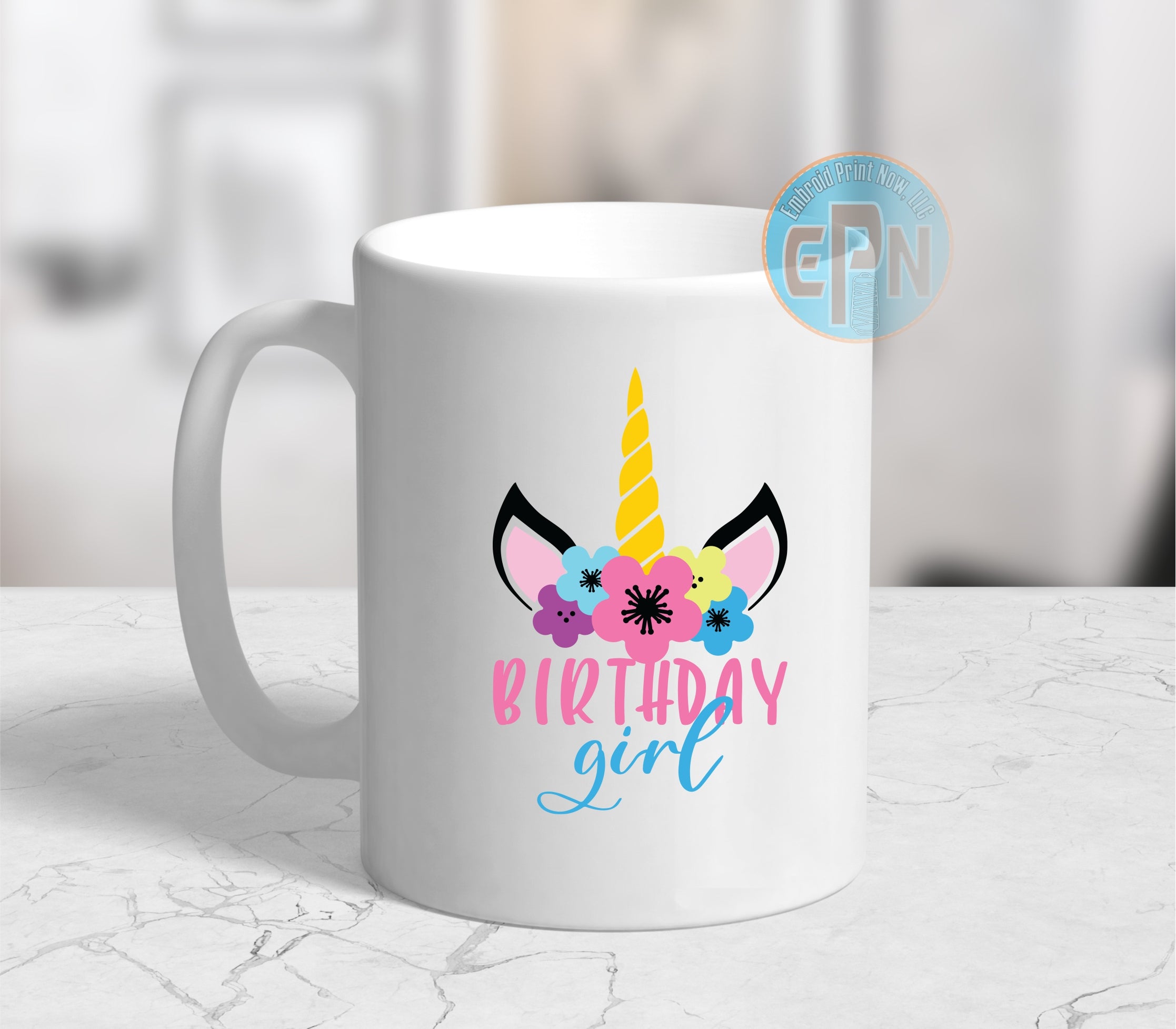 Birthday Unicorn Mug