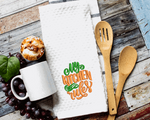 My Kitchen My Rules Waffle Towel