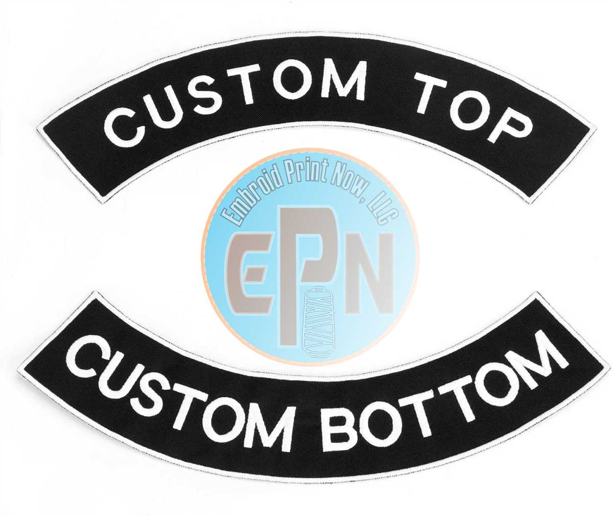 Biker Rockers Bottom Embroidered Patch