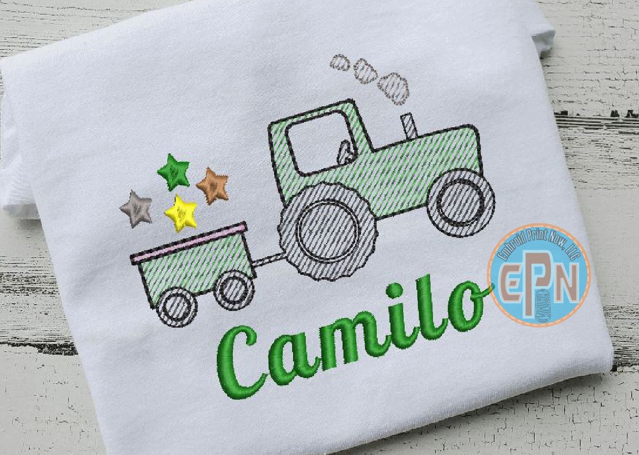 Tractor Boy T-shirt with name