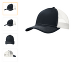 trucker hat navy white